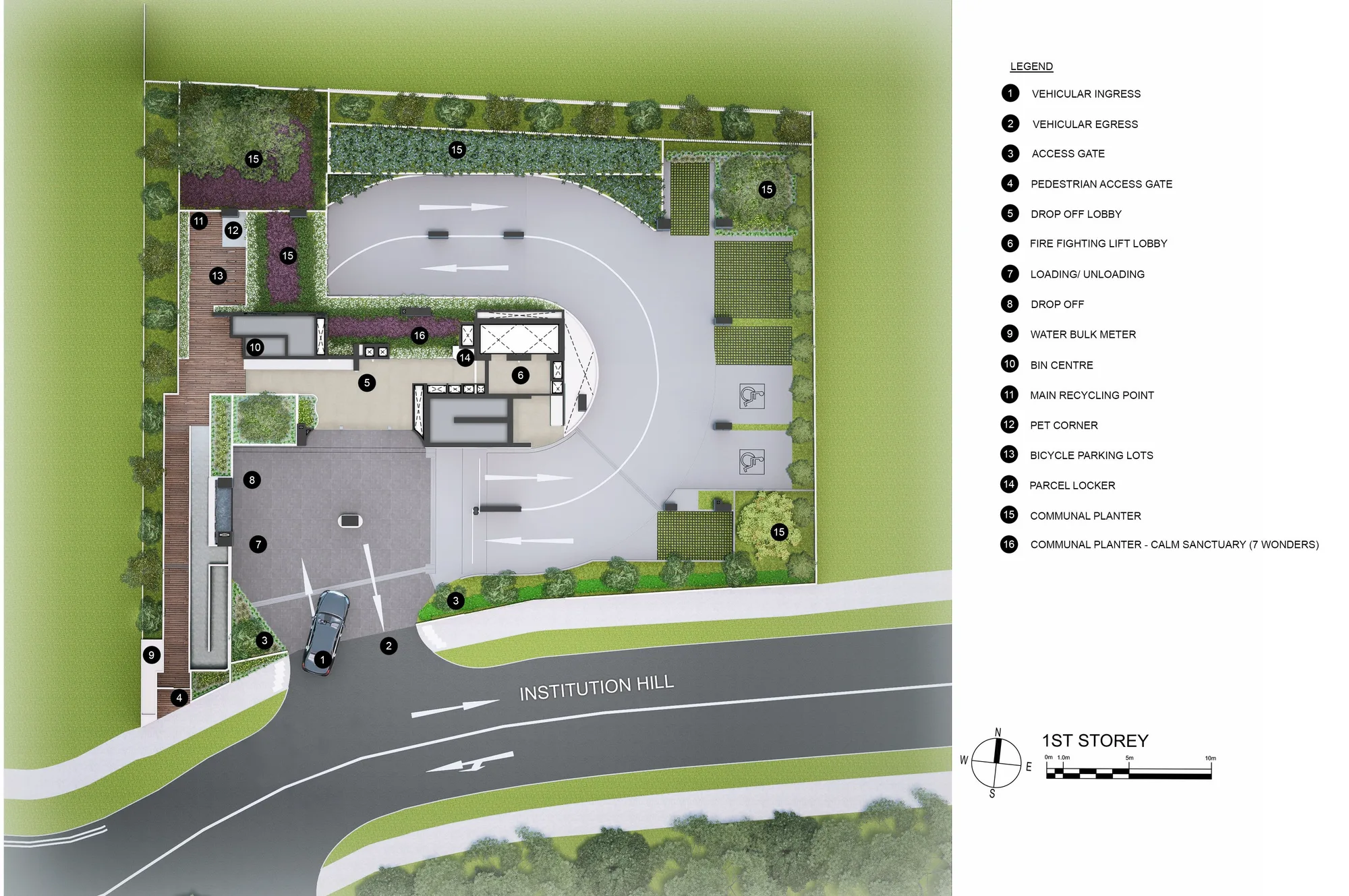 Hill House site plan