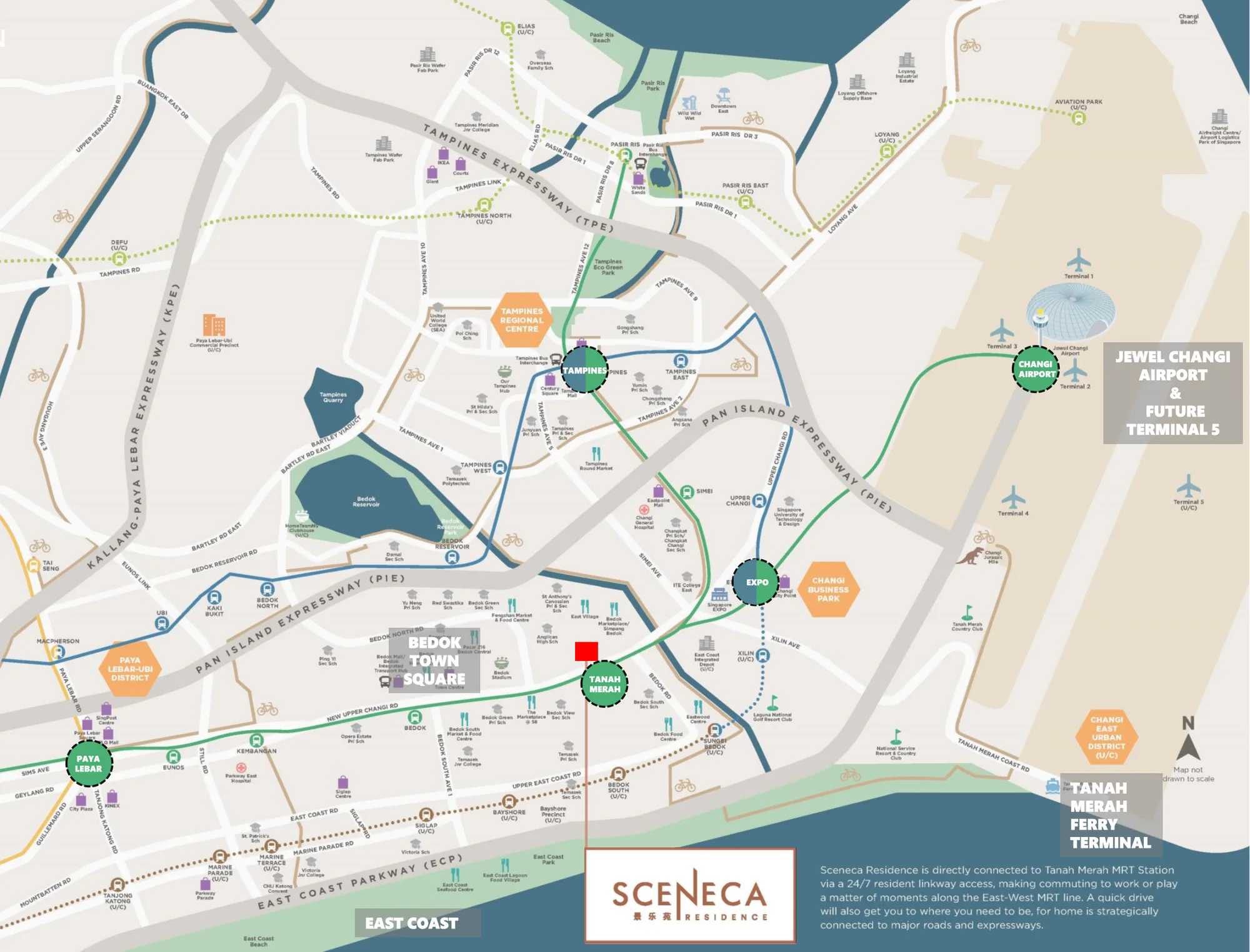 Sceneca Residence location map