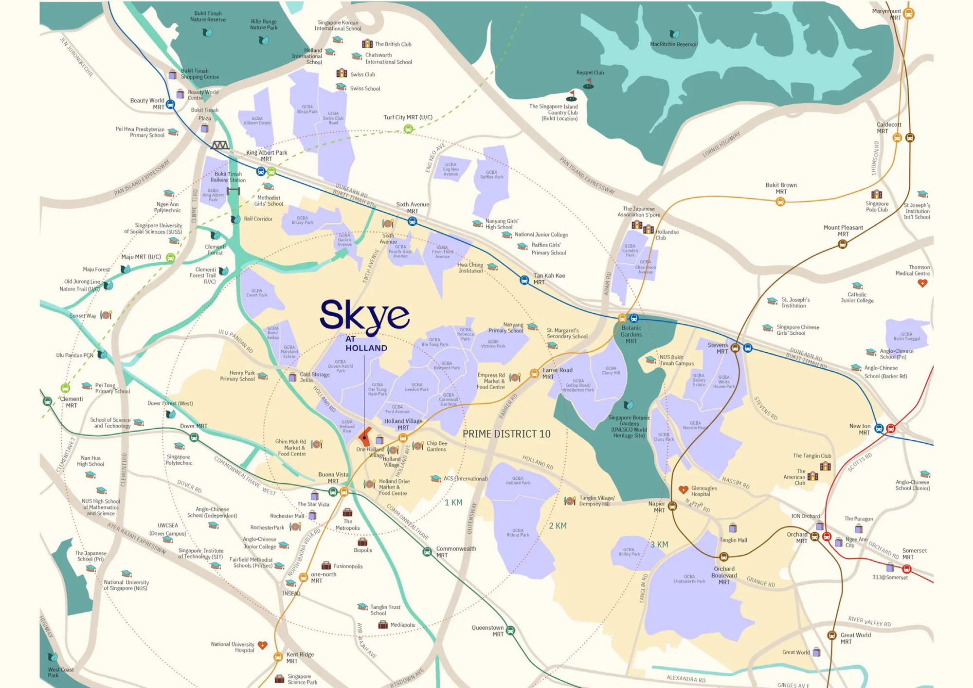 Skye at Holland location map
