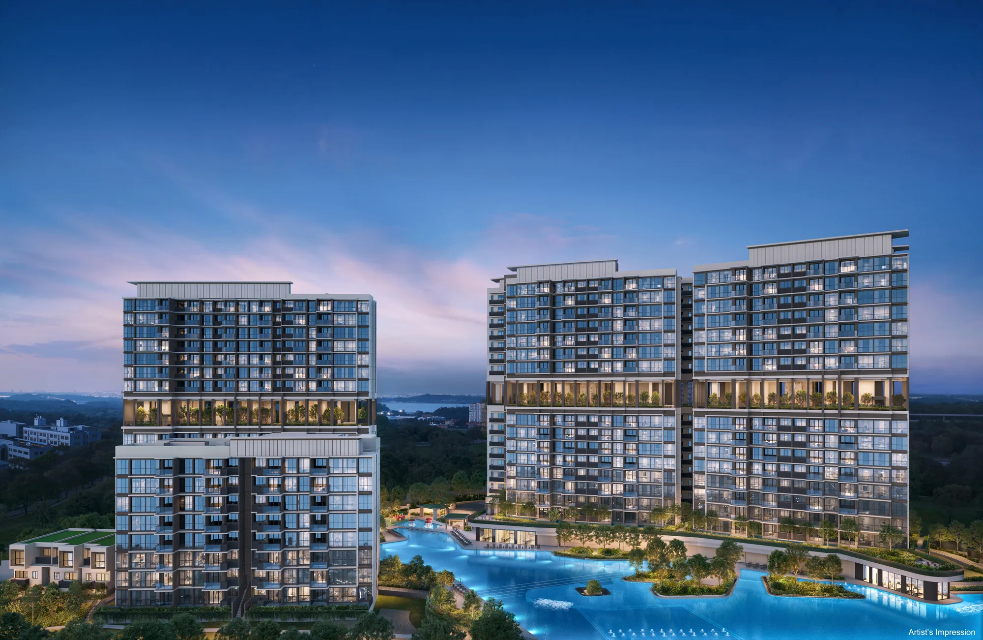 Lentor Gardens Residences — artist's impression of the communal facilities