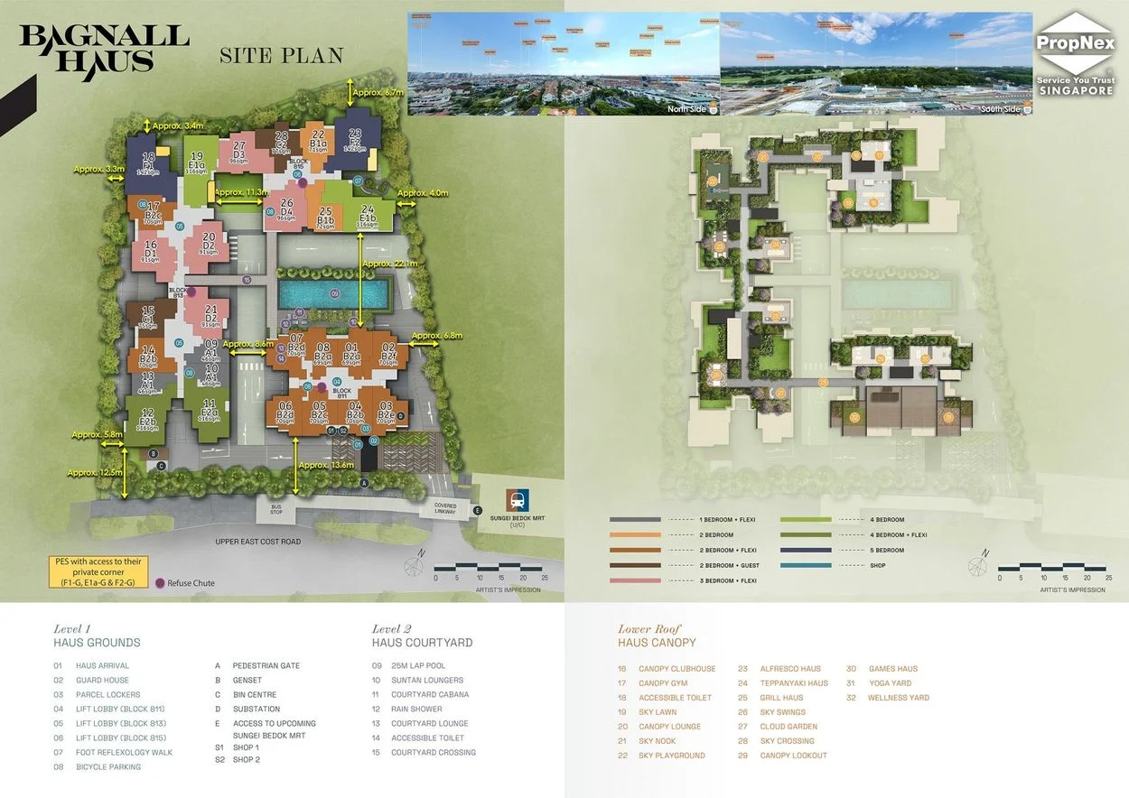 Bagnall Haus site plan