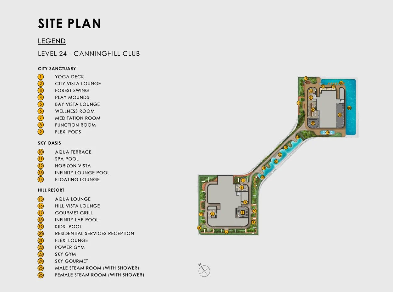 Canninghill Piers site plan 1 of 3