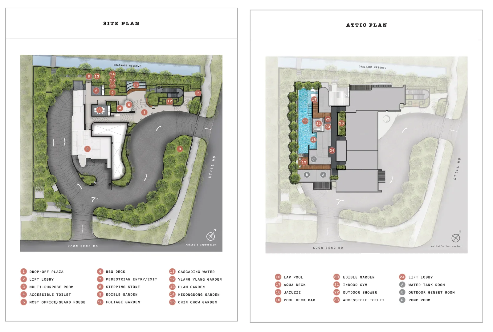 Claydence site plan