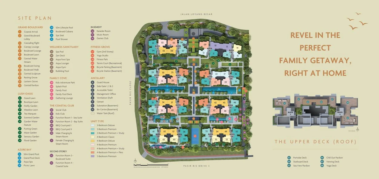 Coastal Cabana site plan