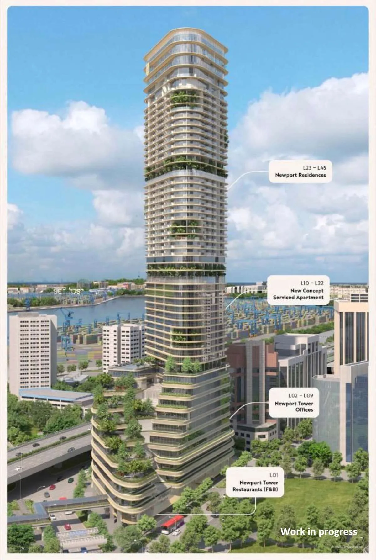 Newport Residences — artist's impression