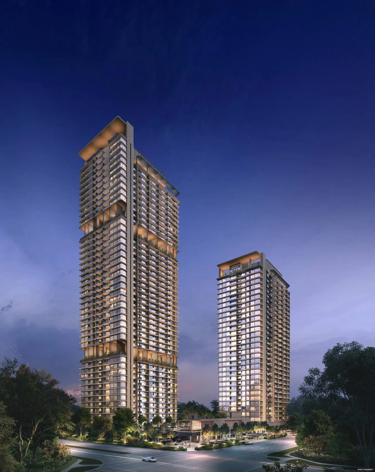 One Marina Gardens — artist's impression
