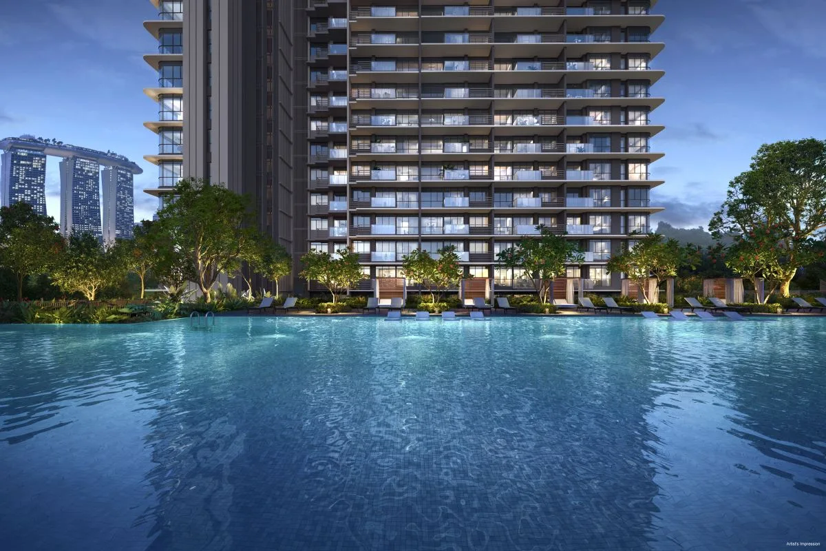 One Marina Gardens — artist's impression
