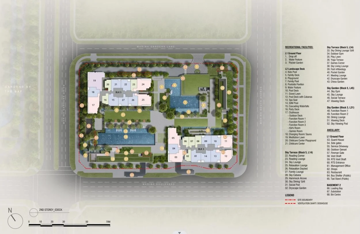 One Marina Gardens site plan 2 of 3