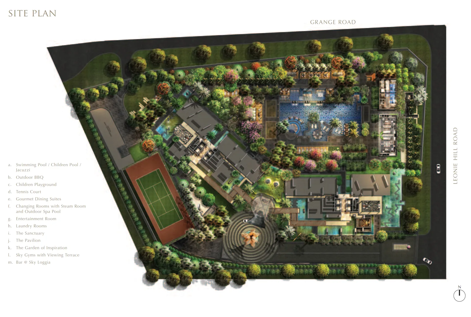 OUE @ Twin Peak site plan