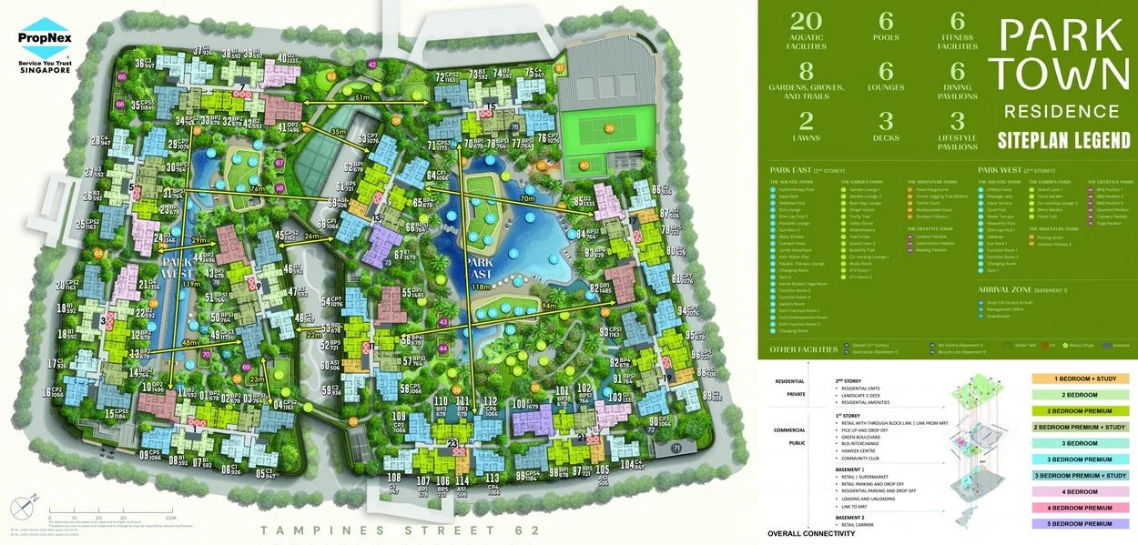 Parktown Residence site plan