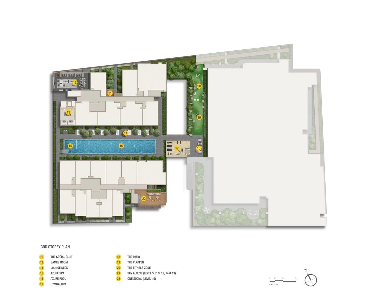 The Collective at One Sophia site plan 3 of 3