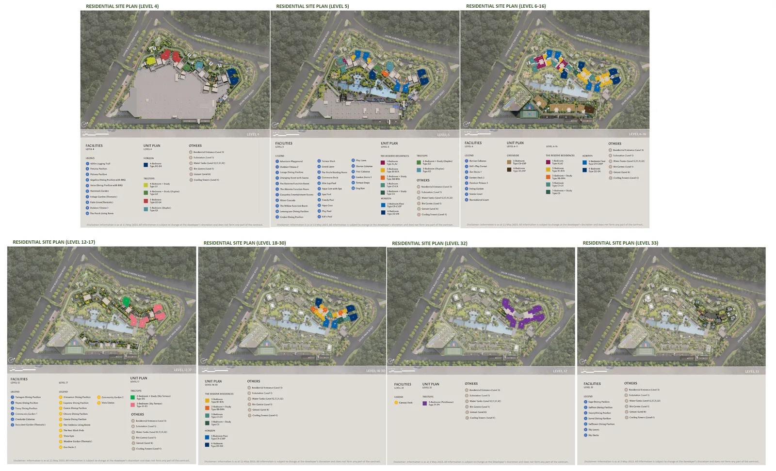 The Reserve Residences site plan