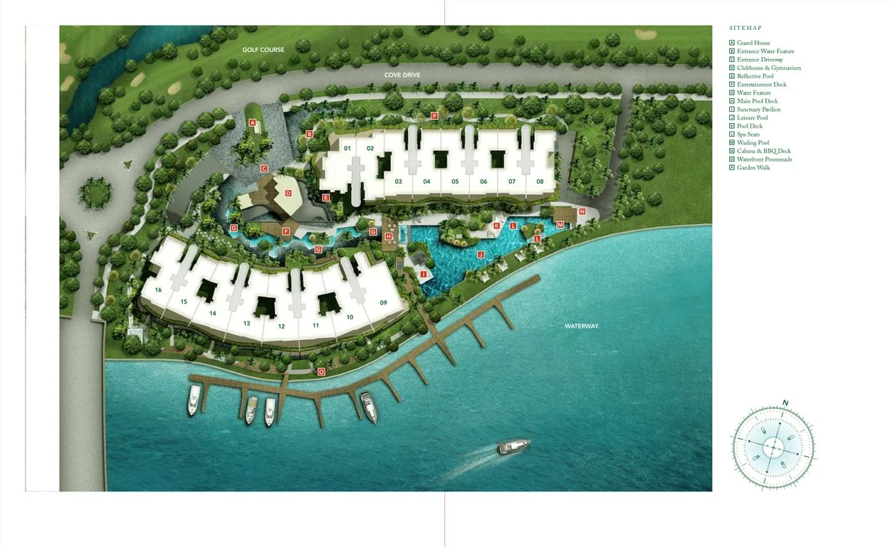 Turquoise site plan