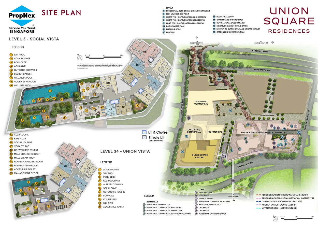 Union Square Residences site plan