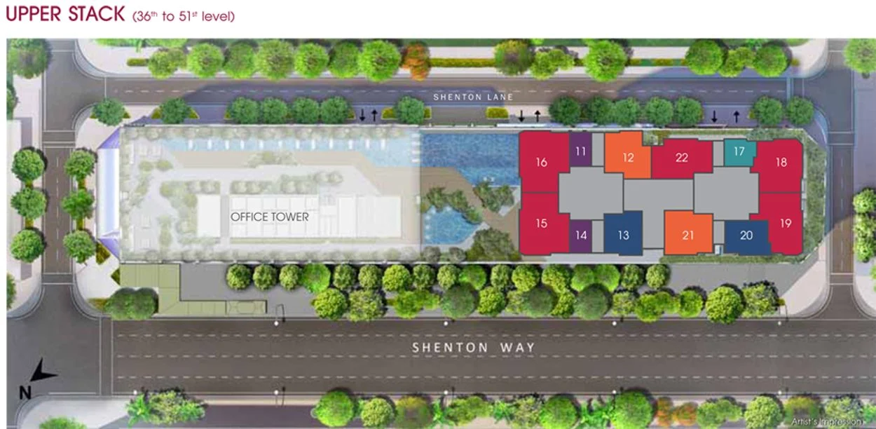 V on Shenton site plan 1 of 4