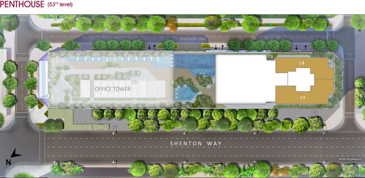 V on Shenton site plan 2 of 4
