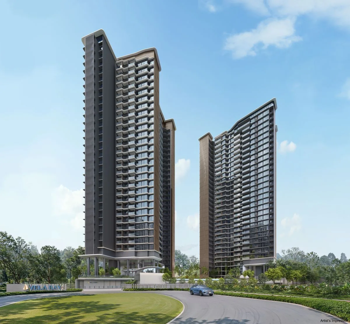 Vela Bay — artist's impression