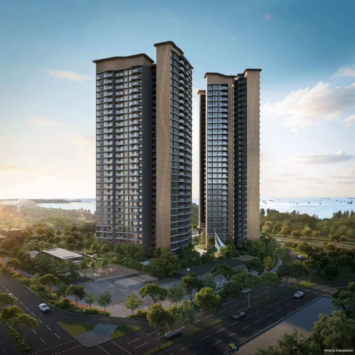 Vela Bay — artist's impression